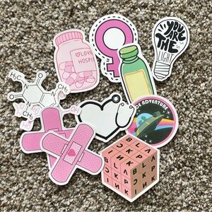💚 2/$15 pack of 11 Vibrant Sticker Collection